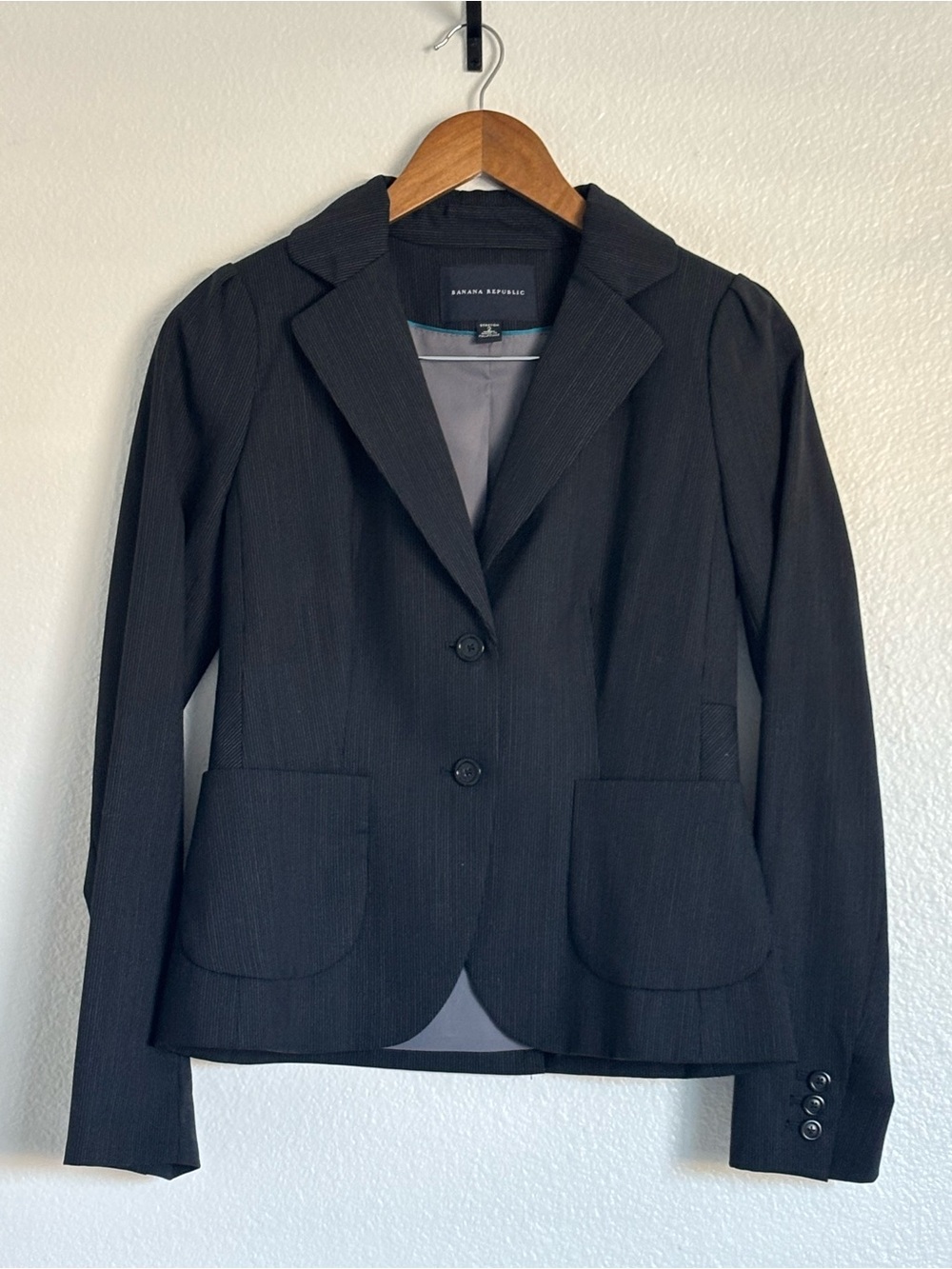 Banana Republic Black Two-Button Women's Blazer